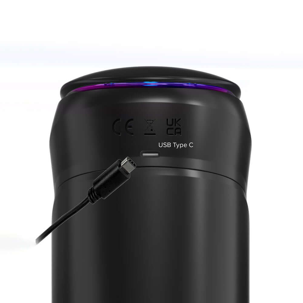 PDX Elite Moto-Bator Pro - Clear USB Rechargeable Auto Stroker