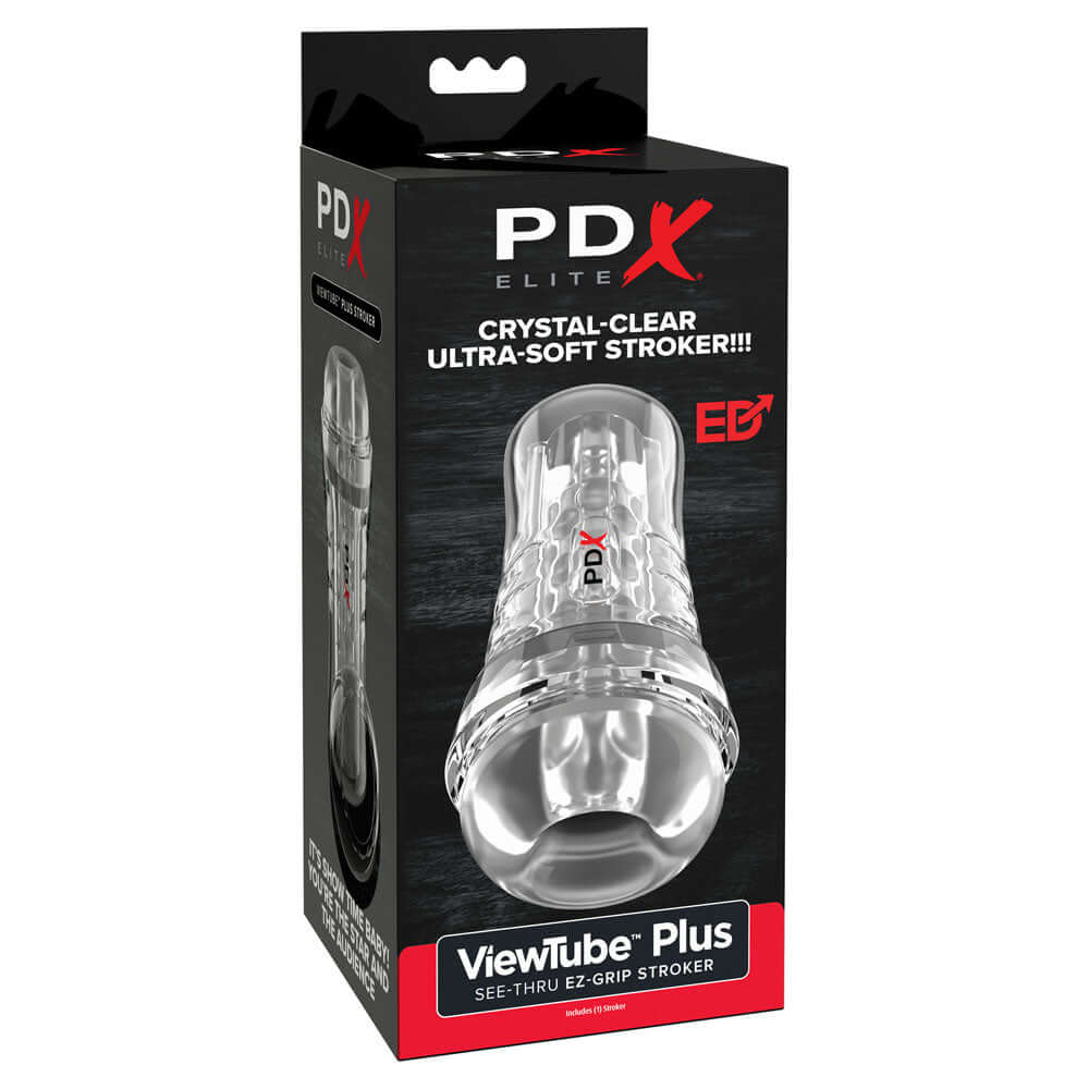 PDX Elite ViewTube EZ-Grip Stroker - Clear Stroker