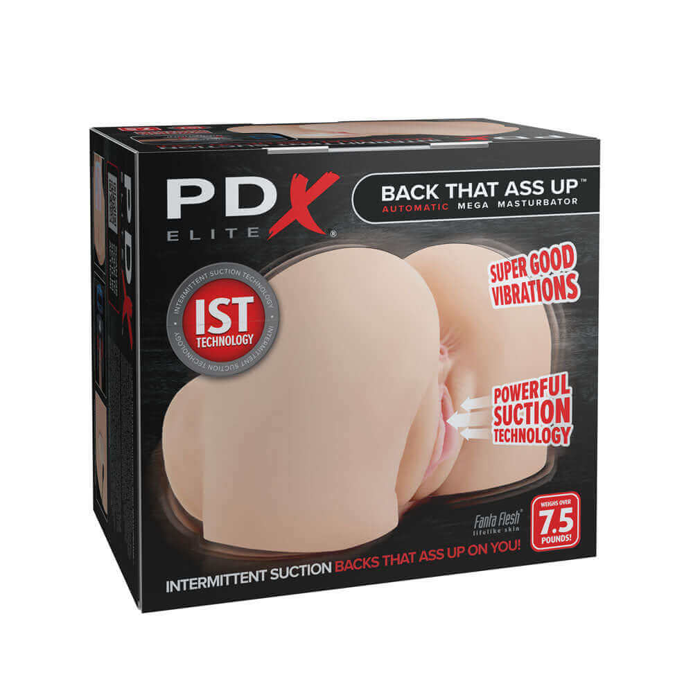 PDX Elite Back That Ass Up - Flesh USB Rechargeable Auto Mega Masturbator