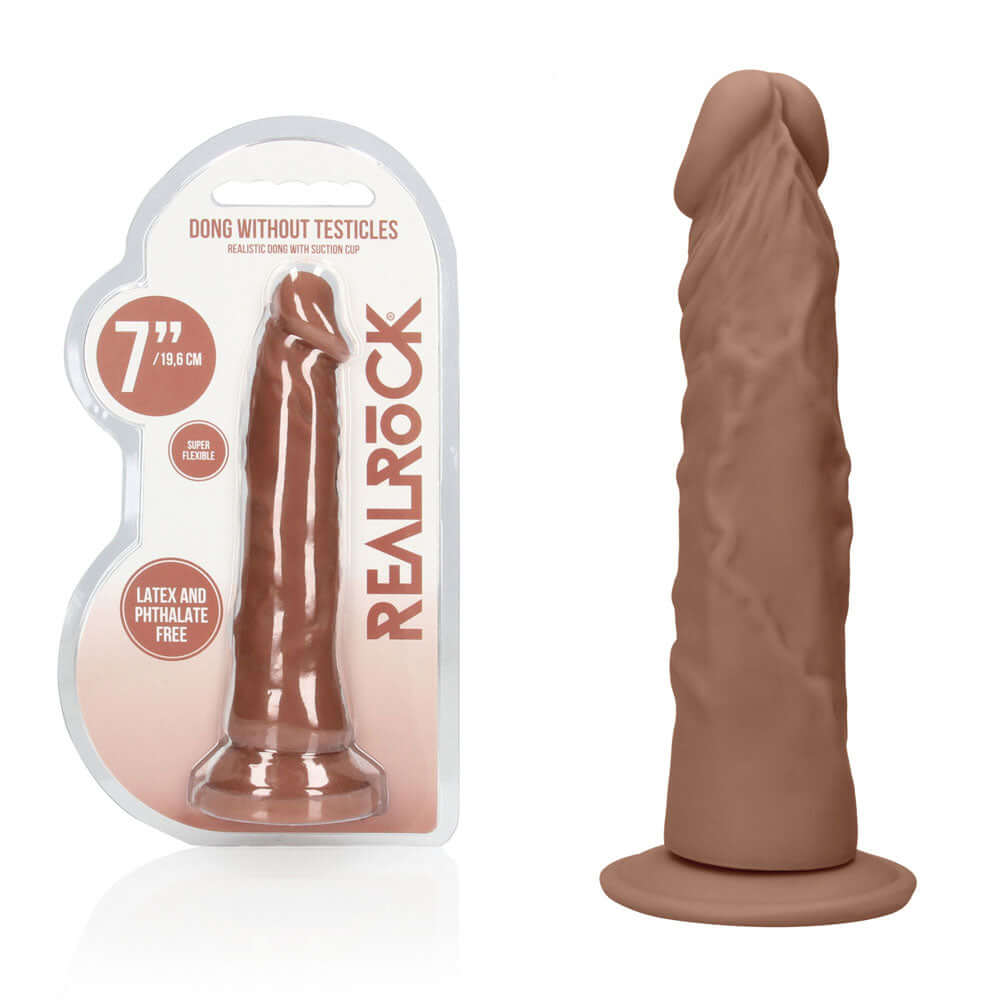 REALROCK 7'' Realistic Dildo - Tan - Tan 17.8 cm Dong