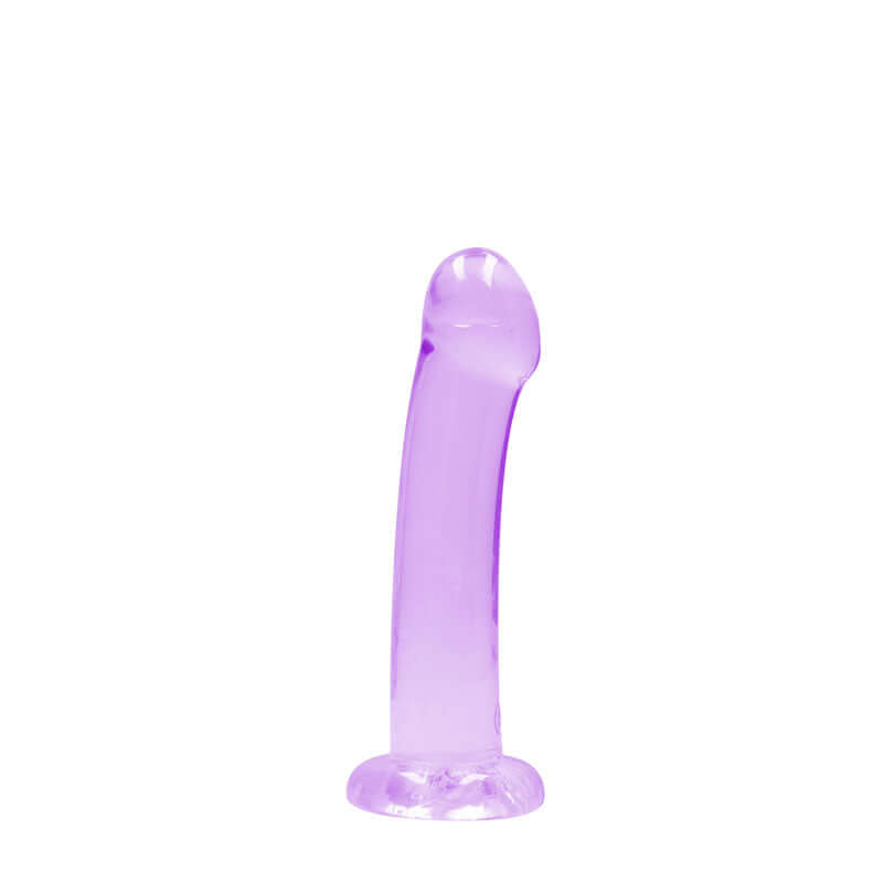 REALROCK Non Realistic Dildo With Suction Cup - 17 cm - Purple 17 cm Dong