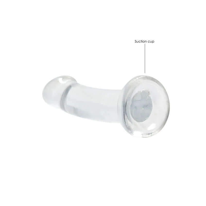 REALROCK Non Realistic Dildo With Suction Cup - 17 cm - Clear 17 cm Dong
