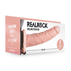 REALROCK Hollow Strap-on Flesh 20.5 cm