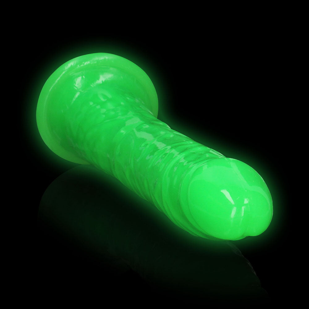 REALROCK 29 cm Slim Glow in the Dark Neon - Green - Glow in Dark Green 29 cm (11'') Dong