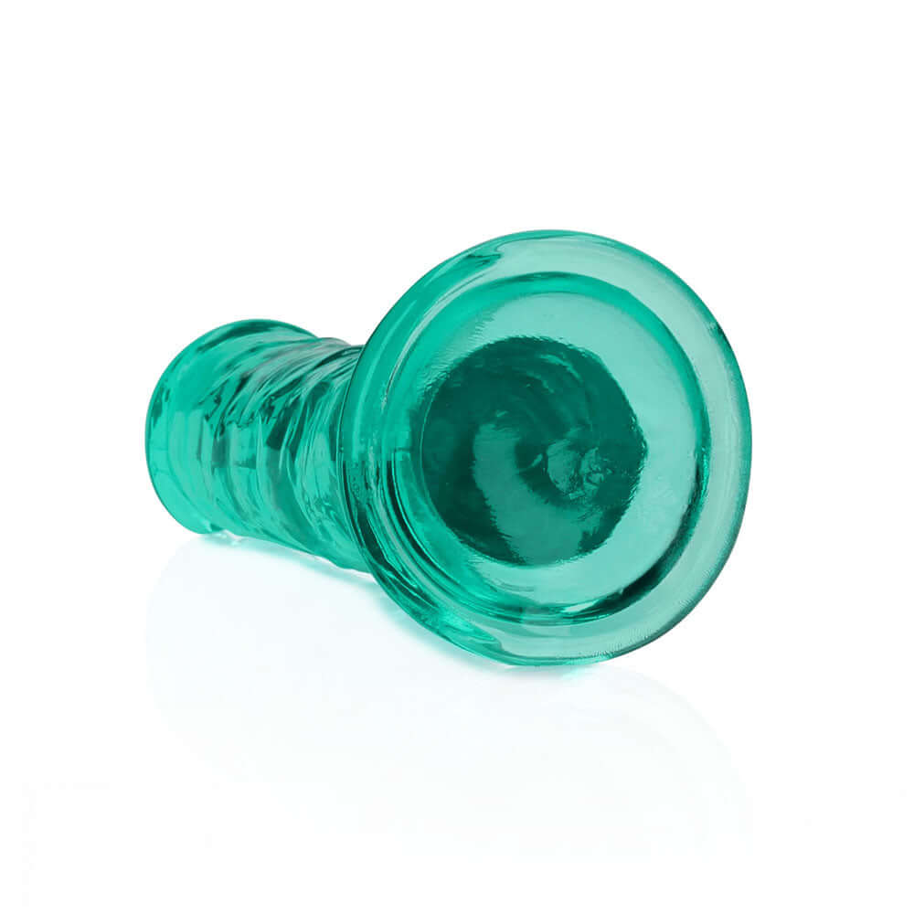 REALROCK 15.5 cm Straight Dildo - Turquoise - Turquoise 15.5 cm (6'') Dong