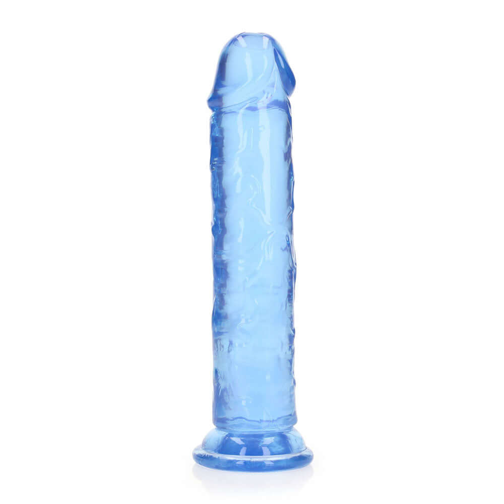 REALROCK 20 cm Straight Dildo - Blue - Blue 20 cm (8'') Dong