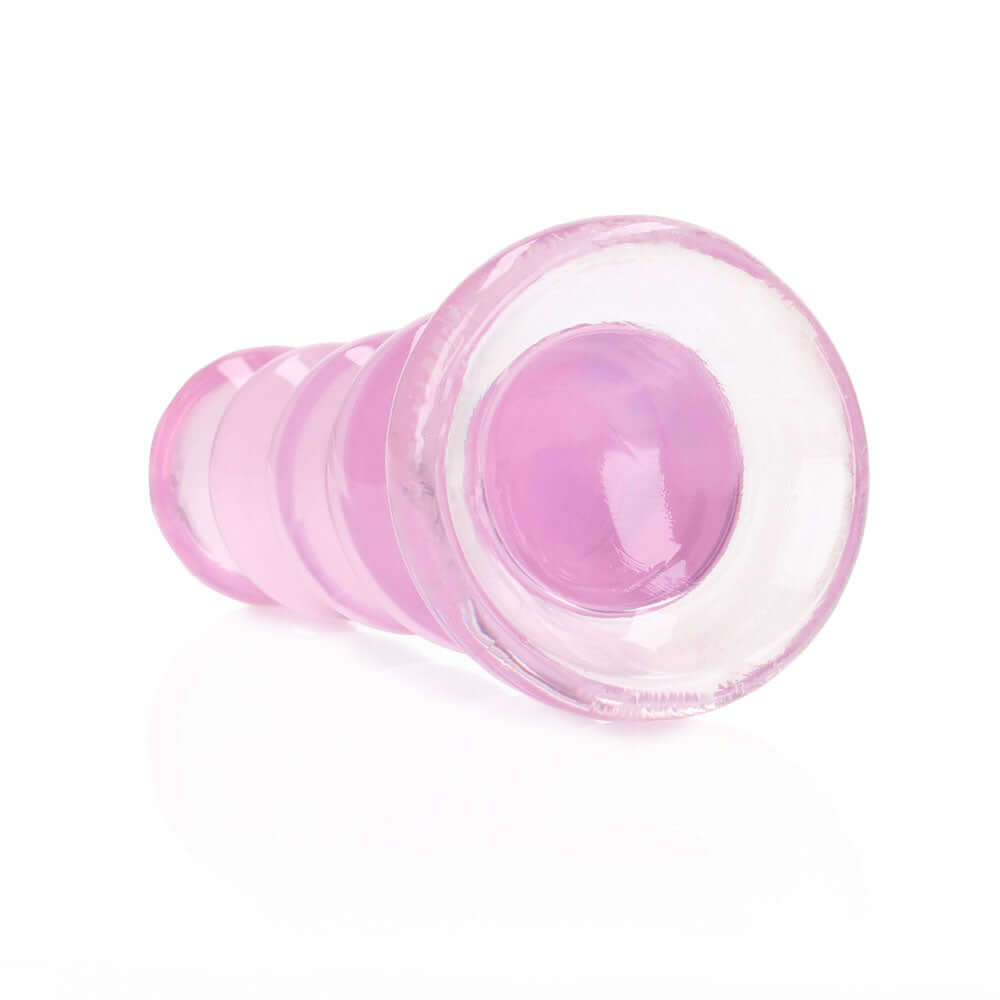 REALROCK 14 cm Curvy Anal Plug - Pink - Pink 14 cm (4.5'') Butt Plug