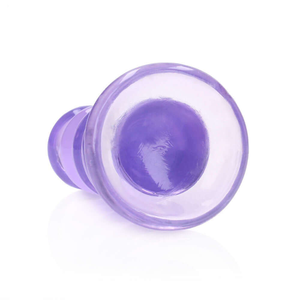 REALROCK 14 cm Curvy Anal Plug - Purple - Purple 14 cm (4.5'') Butt Plug