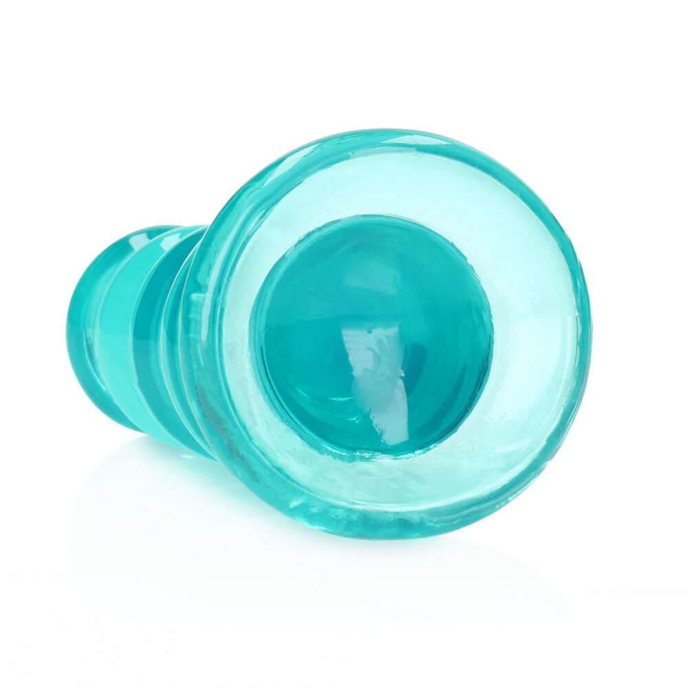 REALROCK 14 cm Curvy Anal Plug - Turquoise - Turquoise 14 cm (4.5'') Butt Plug