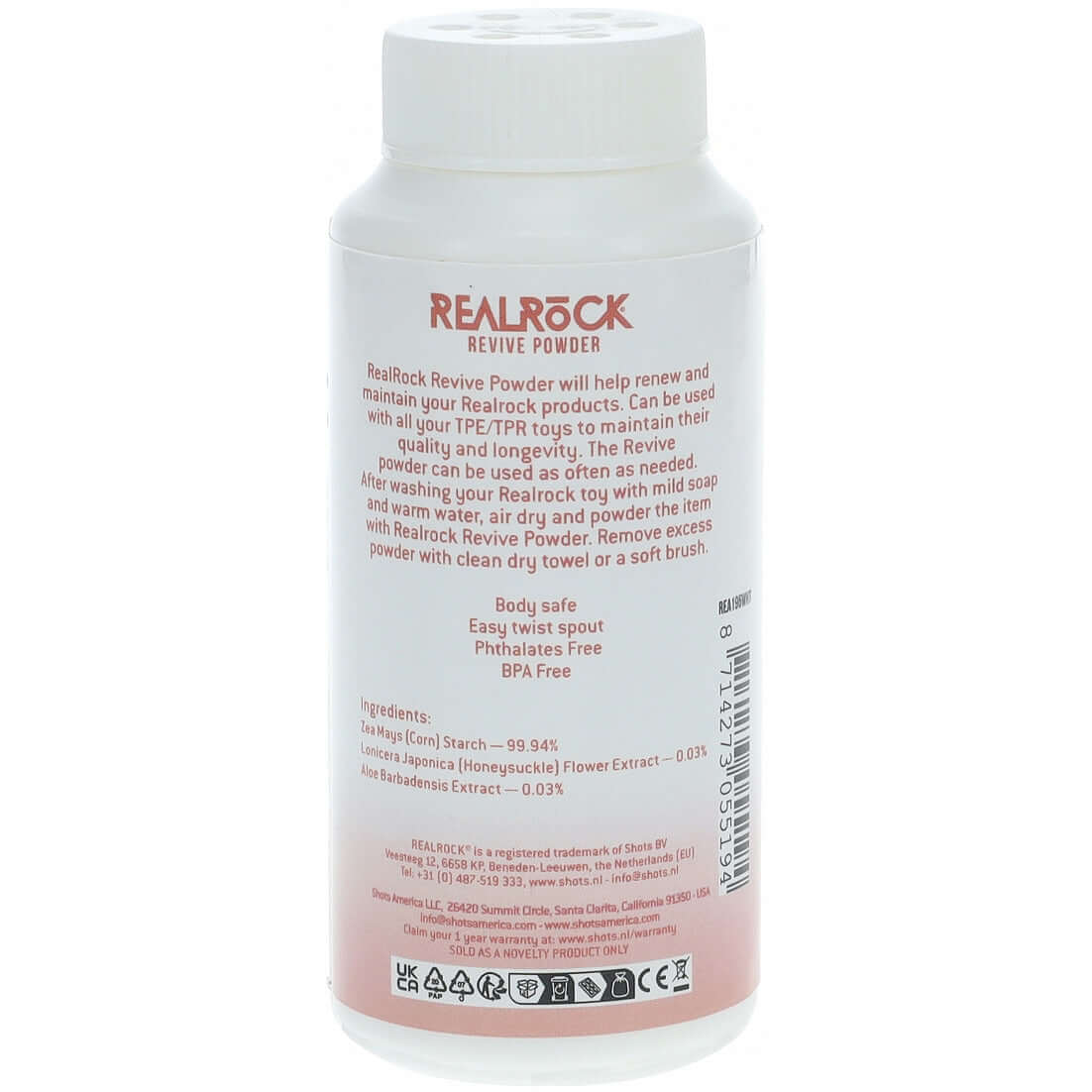 REALROCK Revive - Reviving Powder - Refreshing Powder - 60 grams