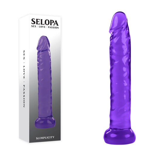 Selopa SLIMPLICITY Purple 15.7 cm Dildo