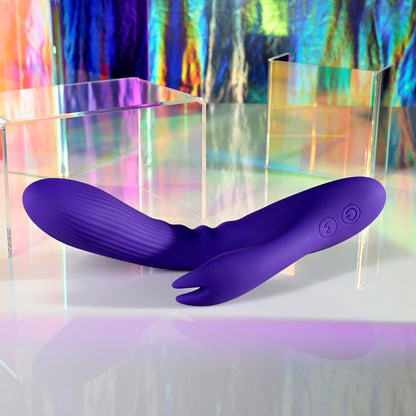 Selopa POSEABLE BUNNY Purple 21 cm Poseable Rabbit Vibrator