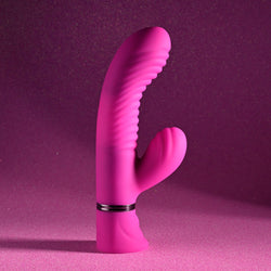 Selopa NEXT WAVE - Pink 16.4 cm USB Rechargeable Dual Vibrator