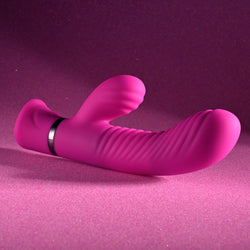 Selopa NEXT WAVE - Pink 16.4 cm USB Rechargeable Dual Vibrator