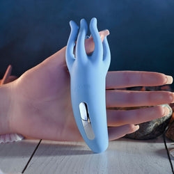 Selopa TENTACLE TICKLER - Blue USB Rechargeable Vibrating Stimulator