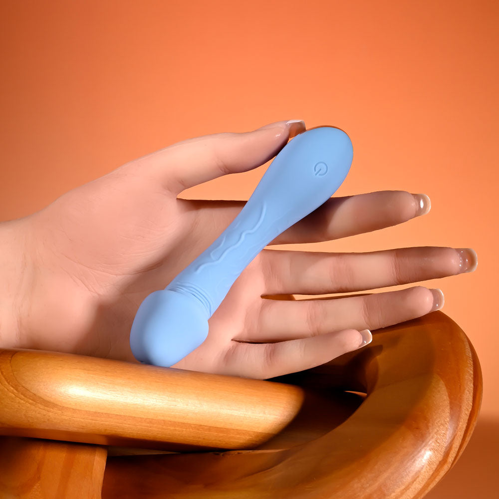 Selopa DAINTY DICK - Baby Blue 11.9 cm USB Rechargeable Mini Vibrator