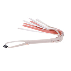 Sex & Mischief Peaches n CreaMe Stripe Flogger - Peach 80 cm