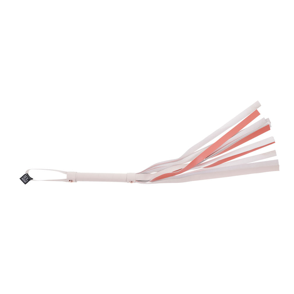 Sex & Mischief Peaches n CreaMe Stripe Flogger - Peach 80 cm