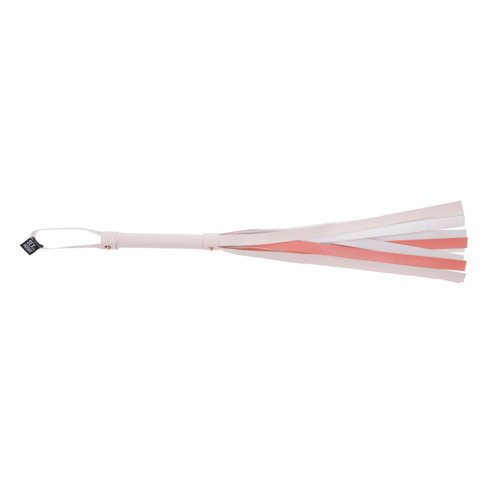 Sex & Mischief Peaches n CreaMe Stripe Flogger - Peach 80 cm