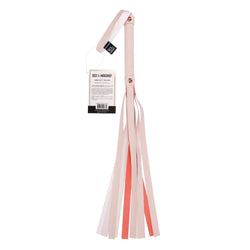 Sex & Mischief Peaches n CreaMe Stripe Flogger - Peach 80 cm