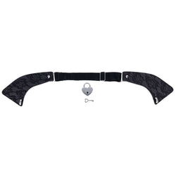 Sex & Mischief Heartbound Lace Day Collar - Black Submission Collar