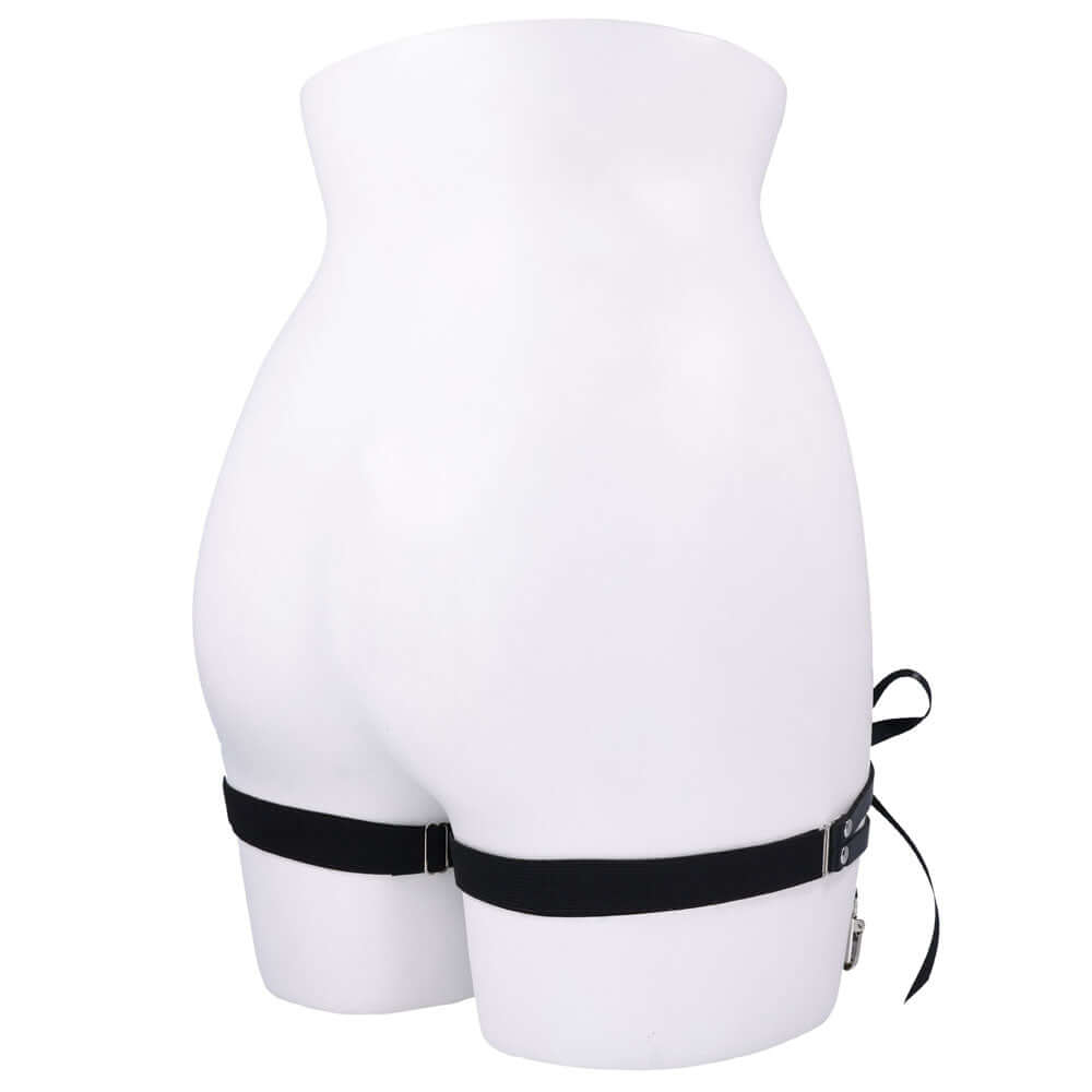 Sex & Mischief Laced Up Garters - Black Garters