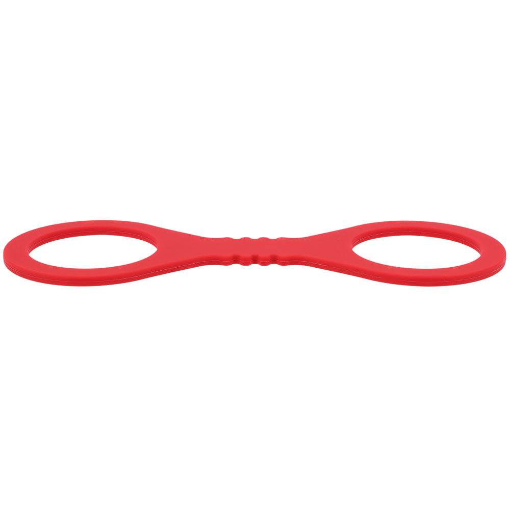 Sex & Mischief Amor Small Silicone Cuffs - Red Small Restraints