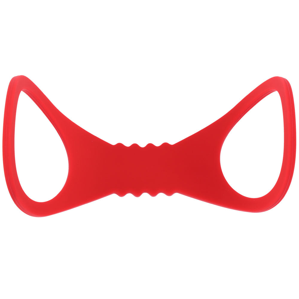 Sex & Mischief Amor Large Silicone Cuffs - Red Large Restraints
