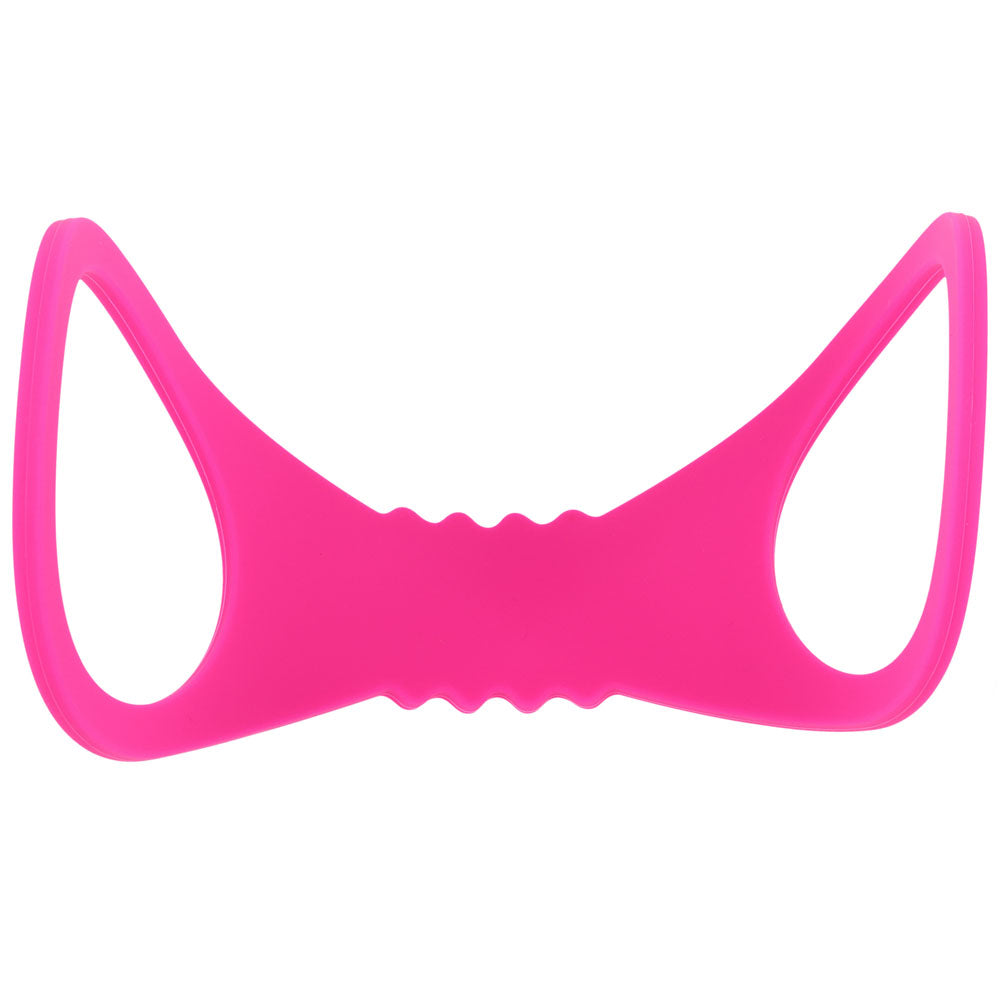 Sex & Mischief Large Hot Pink Silicone Cuffs - Hot Pink Large Restraints
