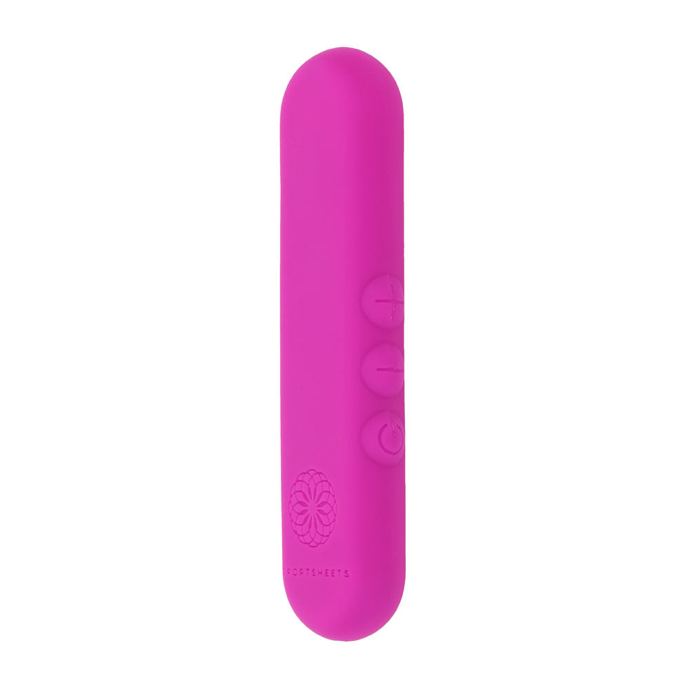 Pivot Flat Bullet Pink 10.2 cm USB Rechargeable Bullet