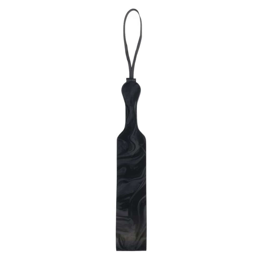 SPORTSHEETS Velvet Noir Loop Paddle - Black 42 cm Paddle