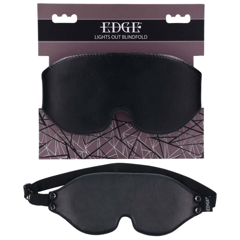 EDGE Lights Out Blindfold - Black Eyemask Restraint