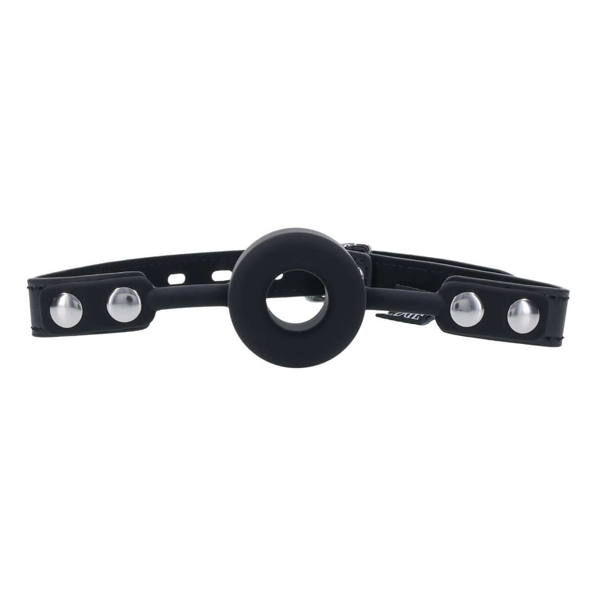 EDGE Silicone Ring Gag - Black Mouth Restraint