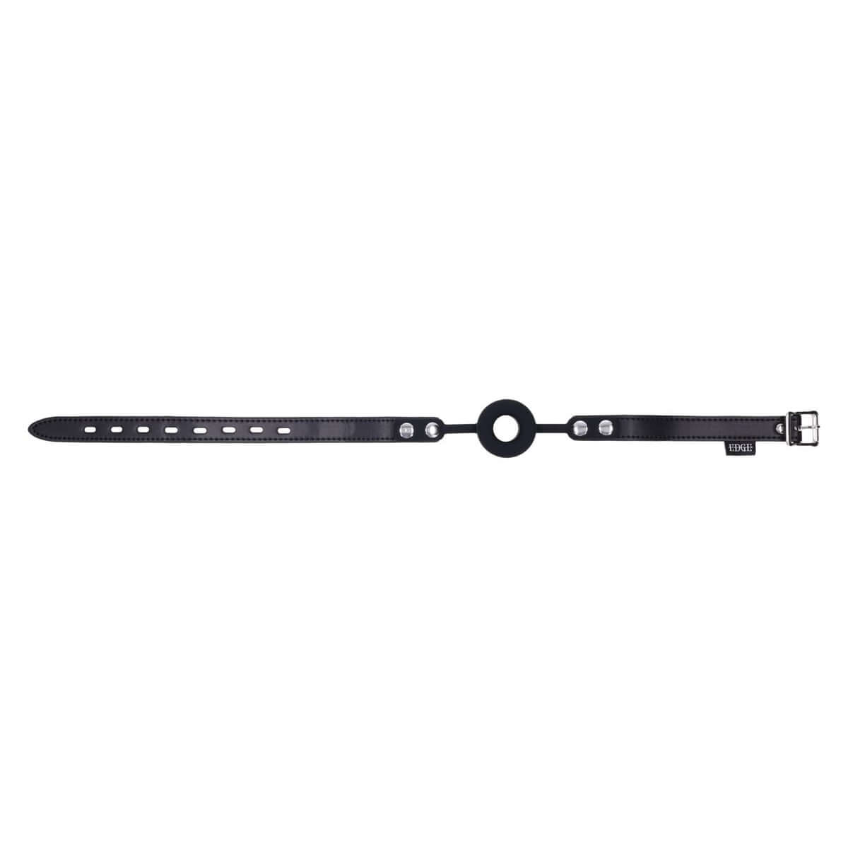 EDGE Silicone Ring Gag - Black Mouth Restraint