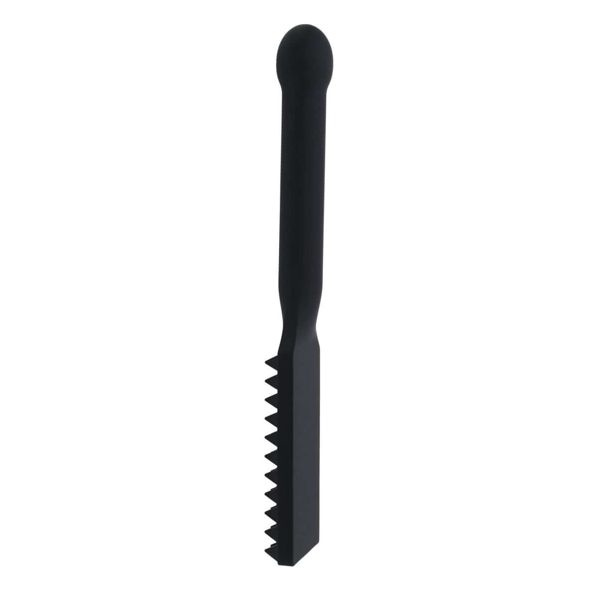 EDGE Spiked Silicone Paddle - Black Spanking Paddle with Insertable Handle