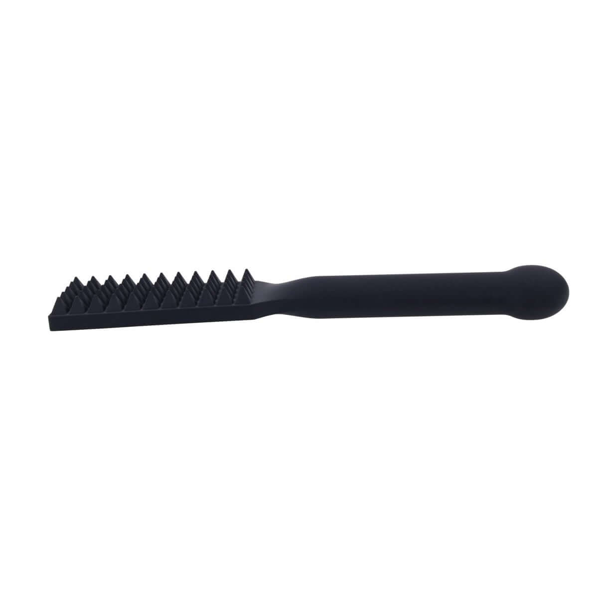 EDGE Spiked Silicone Paddle - Black Spanking Paddle with Insertable Handle