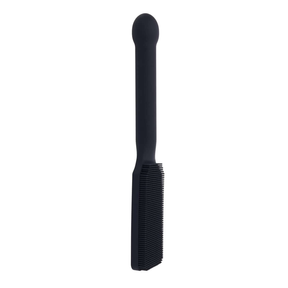 EDGE Pins & Needles Silicone Paddle - Black Spanking Paddle with Insertable Handle