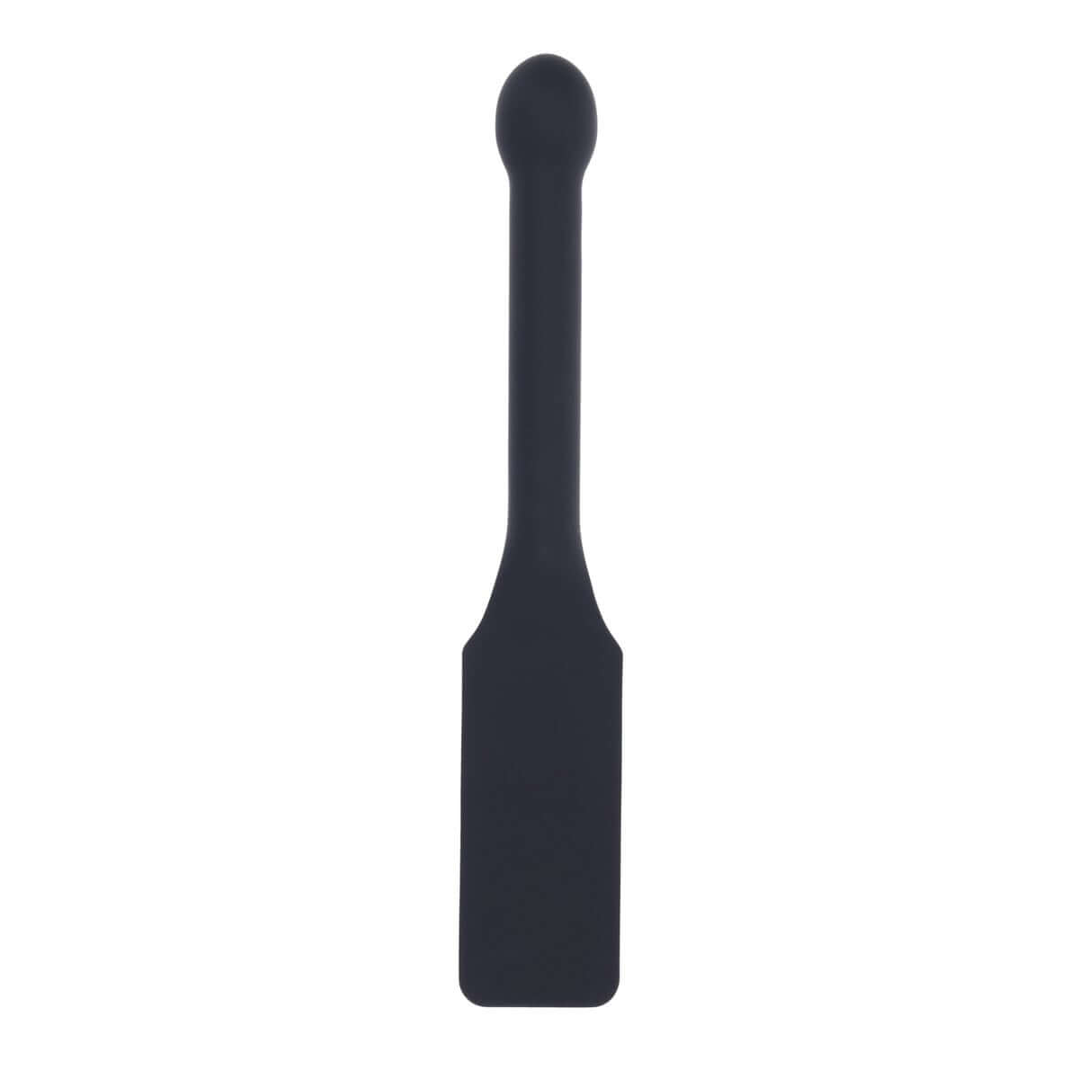 EDGE Pins & Needles Silicone Paddle - Black Spanking Paddle with Insertable Handle