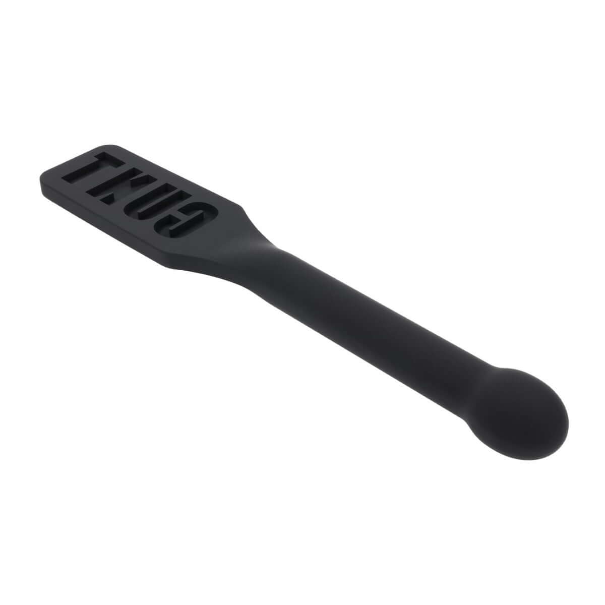 EDGE CUNT Silicone Paddle - Black Silicone Paddle with Insertable Handle