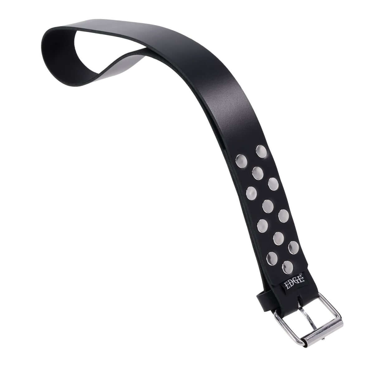 EDGE Leather Belt Spanker - Black Spanking Whip