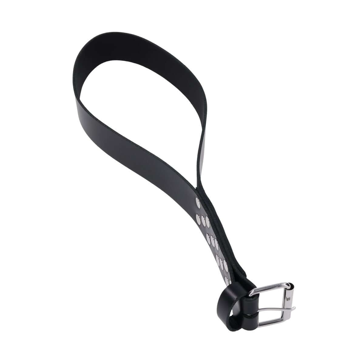 EDGE Leather Belt Spanker - Black Spanking Whip