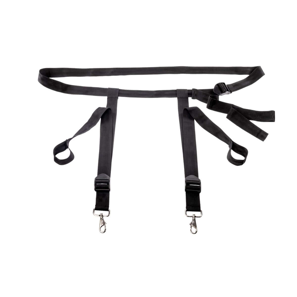 EDGE Adjustable Door Restraints - Black Restraints (Cuffs not included)