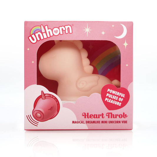 Unihorn - Heart Throb Pink USB Rechargeable Flicking Stimulator