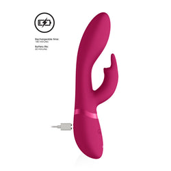 Vive Zosia Pink 21.3 cm USB Rechargeable Rabbit Vibrator