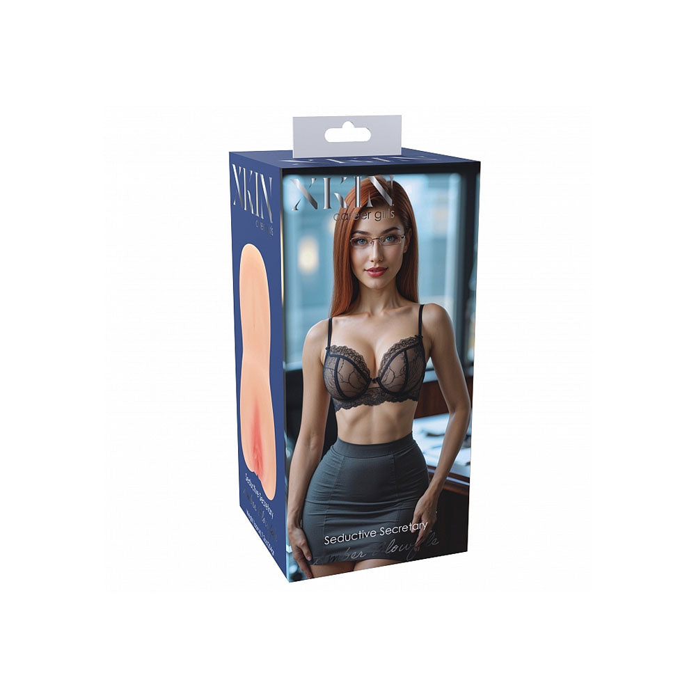 XKIN Career Girls - Amber Blowfile - Flesh 13.5 cm Vagina Stroker