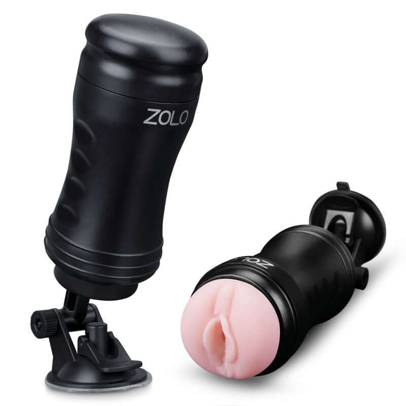Zolo Solo - Flesh Vagina Stroker with Suction Base