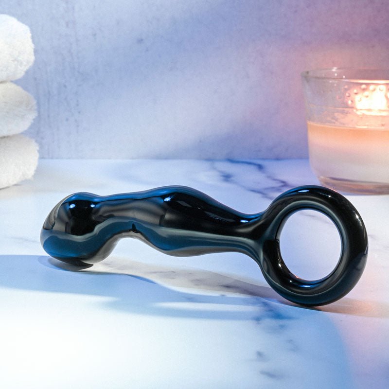 Adam & Eve ADAMS GLASS PROSTATE MASSAGER