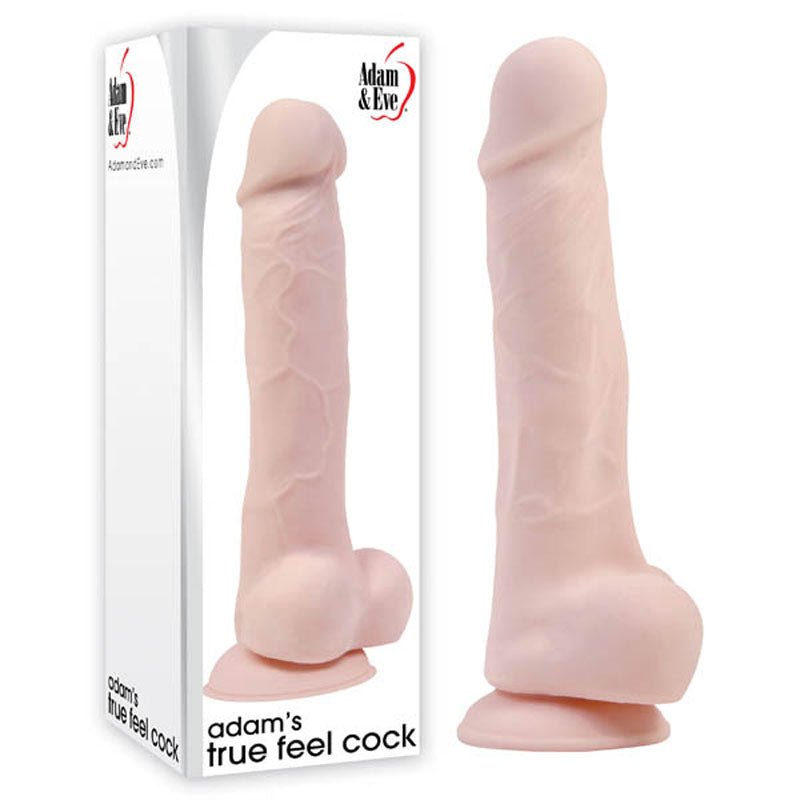 Adam & Eve Adam's True Feel Cock Flesh 17.8 cm (7'') Dong