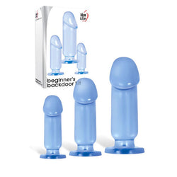 Adam & Eve Beginner's Backdoor Kit - Butt Plugs - Set of 3 Sizes