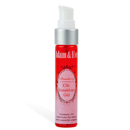 Adam & Eve Clit Sensitiser Gel Strawberry Flavoured Female Enhancer - 29 ml Bottle